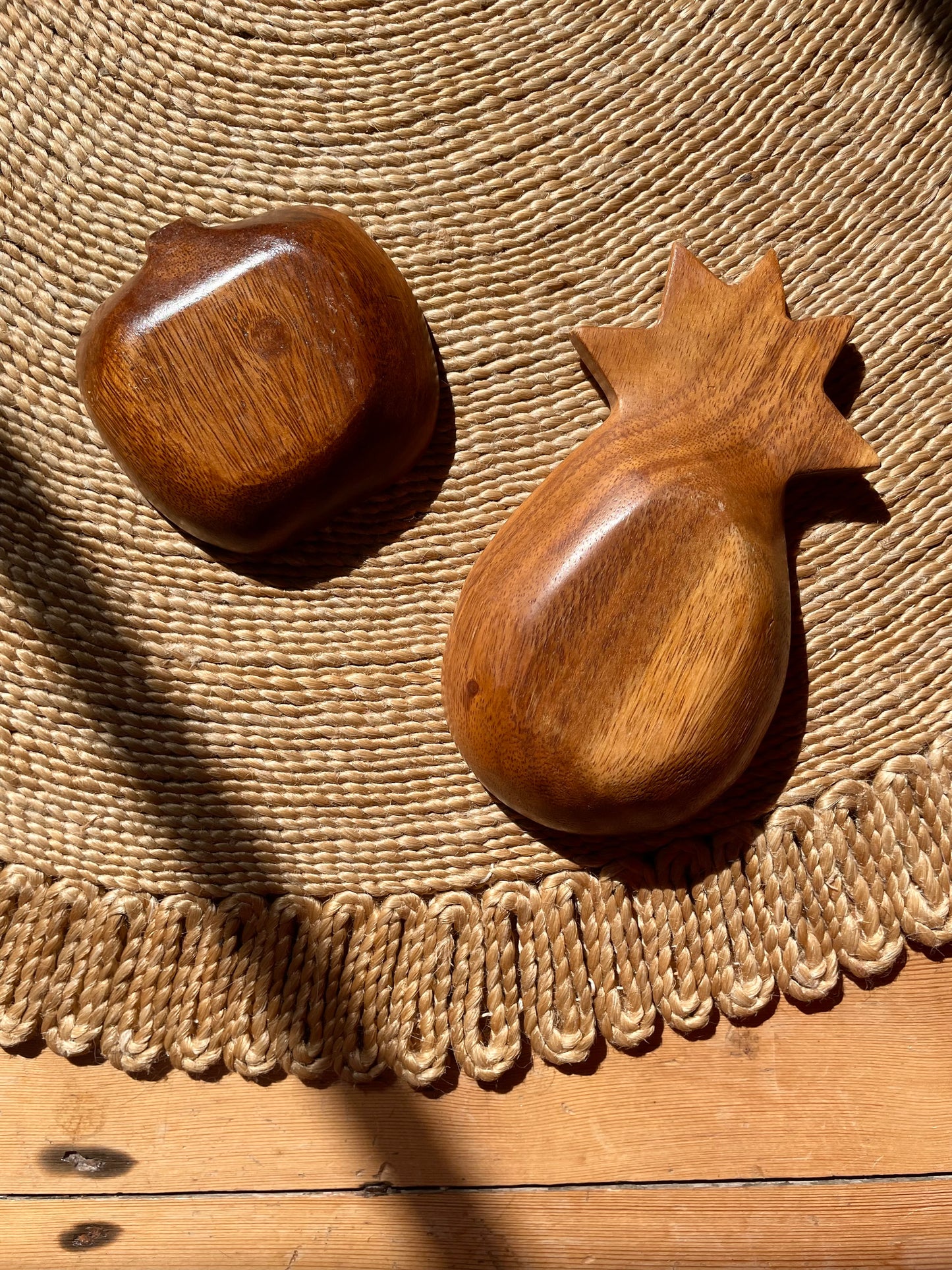 Wooden Apple dish