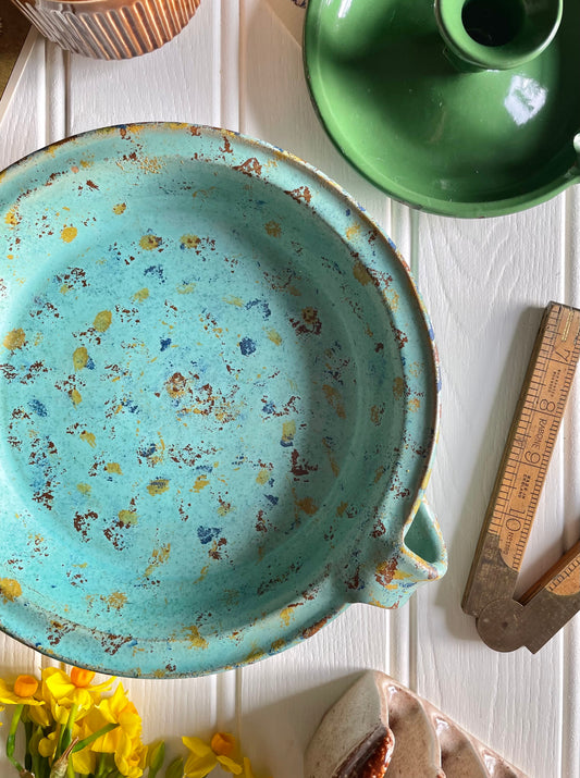Robin’s Egg blue serving dish
