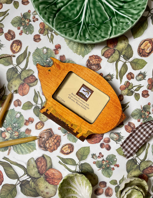 Piggy Shaped Warren Kimble Photo Frame