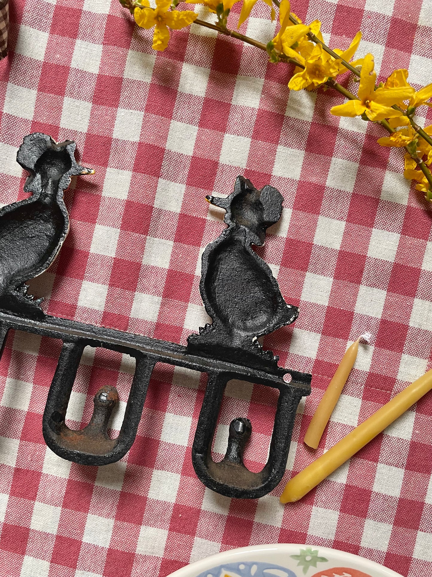 Cast Iron Goose/Duck Hook Rack