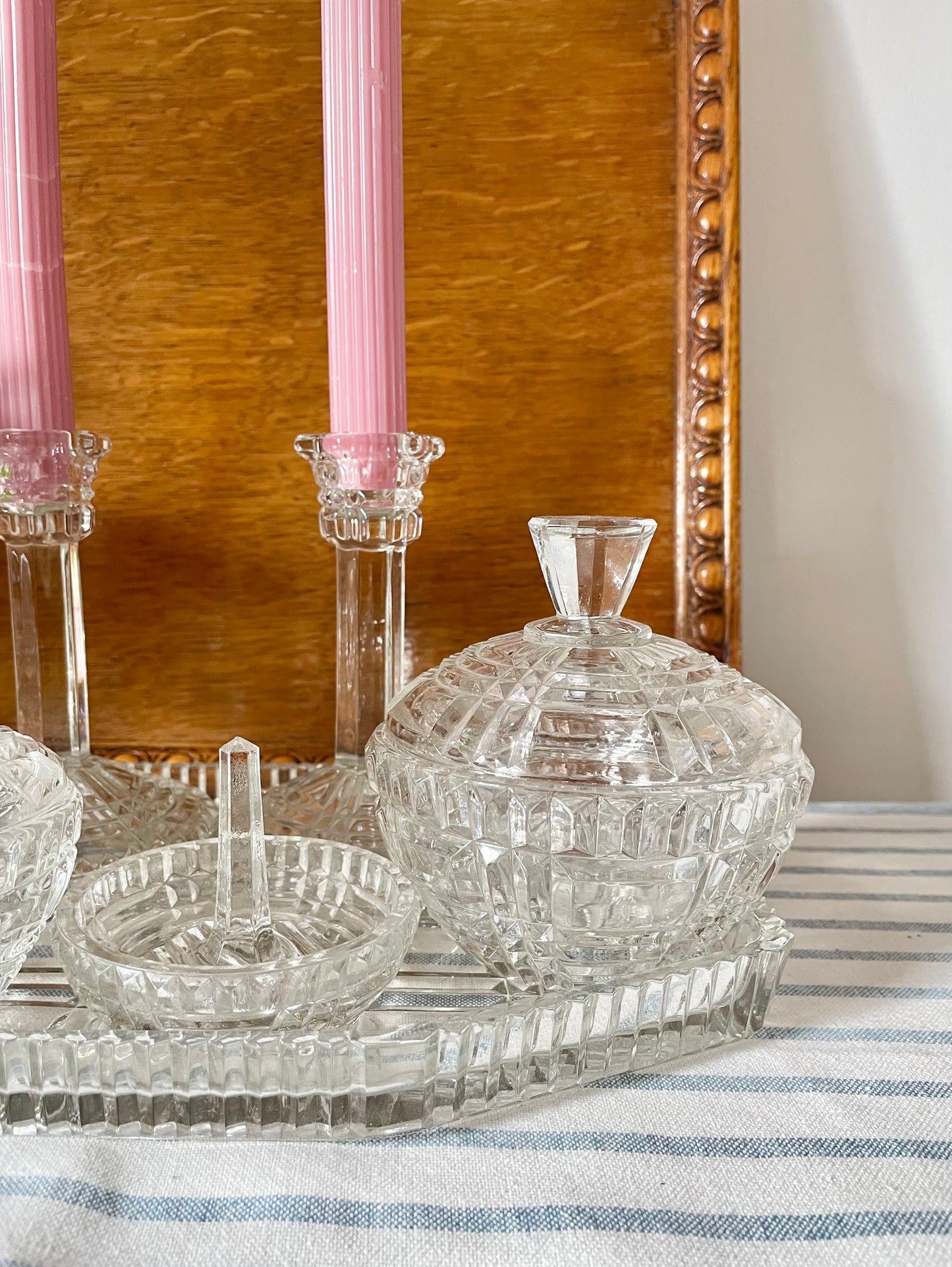 Art-deco Vanity Set of 7