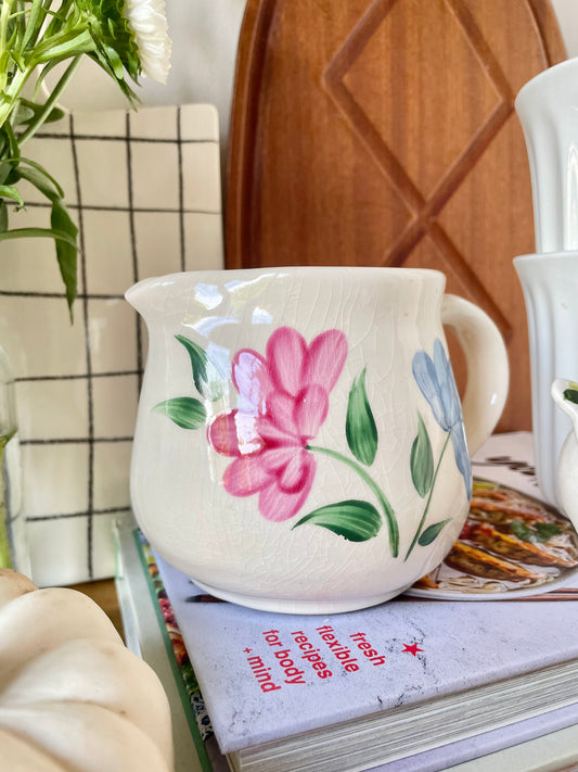 Small floral jug