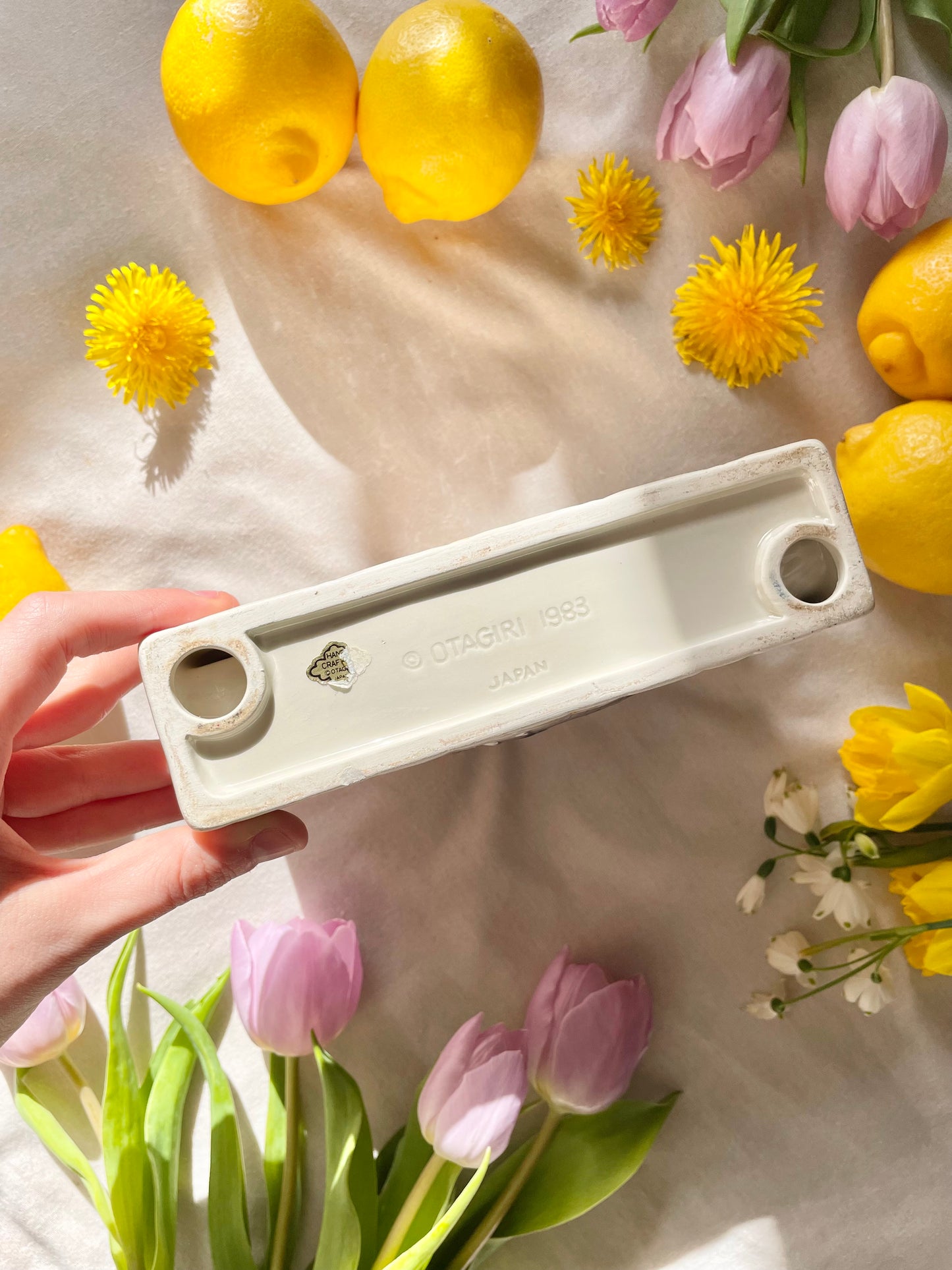 80ās double sided chicken napkin holder