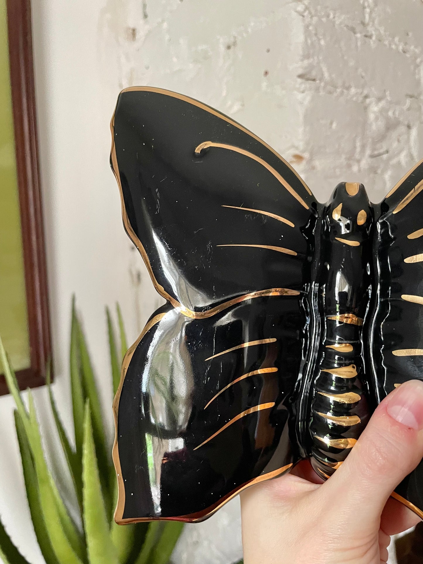 Art Deco Butterfly Wall Vase