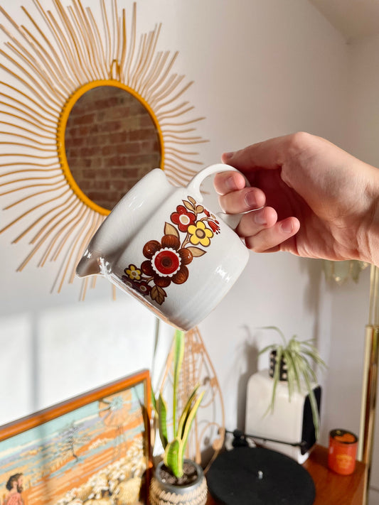 Myott “Festival” Pattern Ironstone Creamer Jug