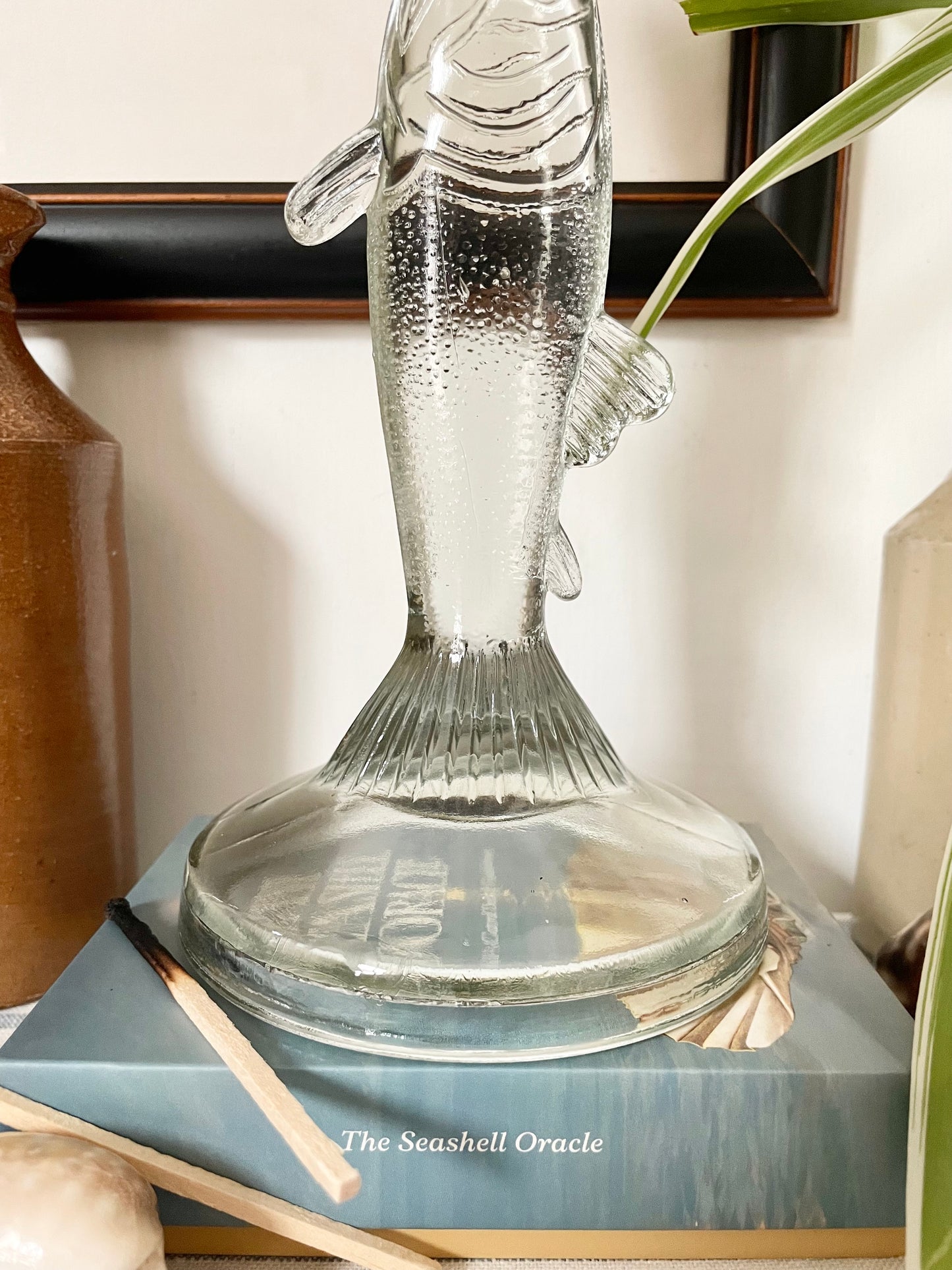 Glass Fish candle holder