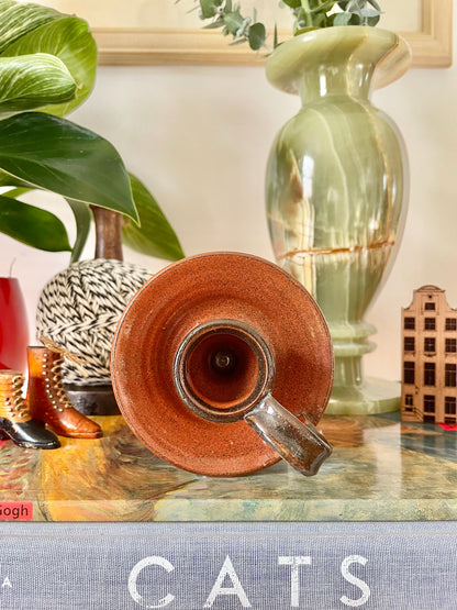 Pottery candle holder 🕯️