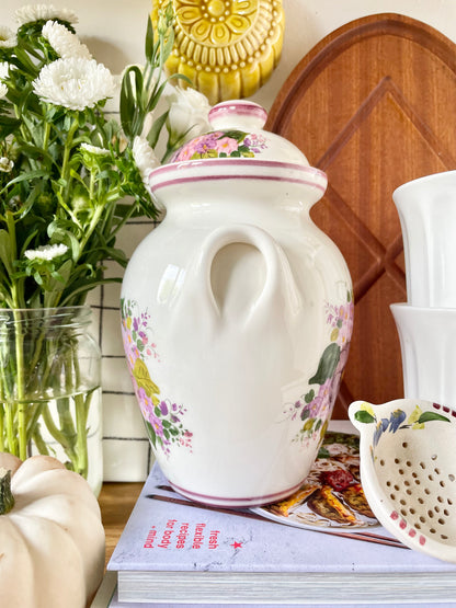 Floral Lidded Pot