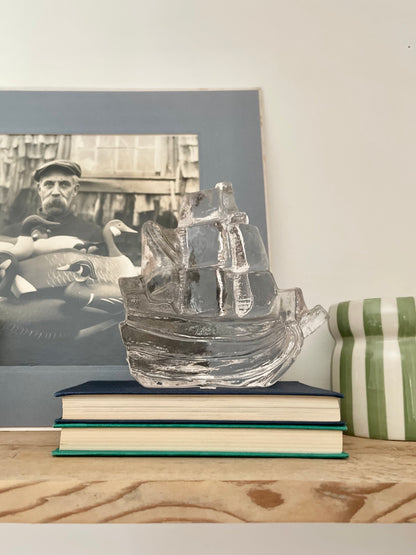 Swedish Glass Ship