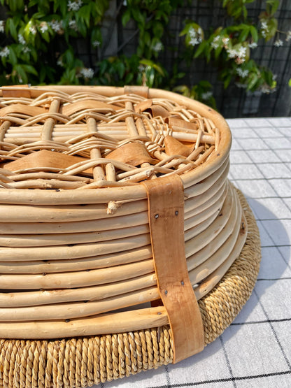 Large Handmade Bamboo Basket