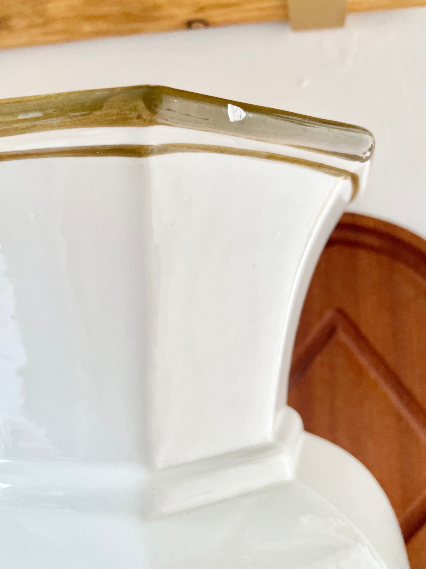 Large Hand-Painted Italian Vase