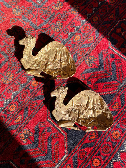 Brass camel dish