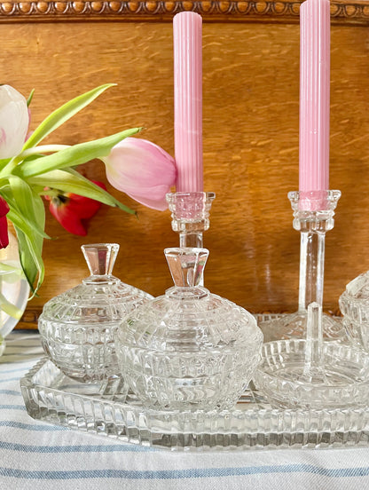 Art-deco Vanity Set of 7