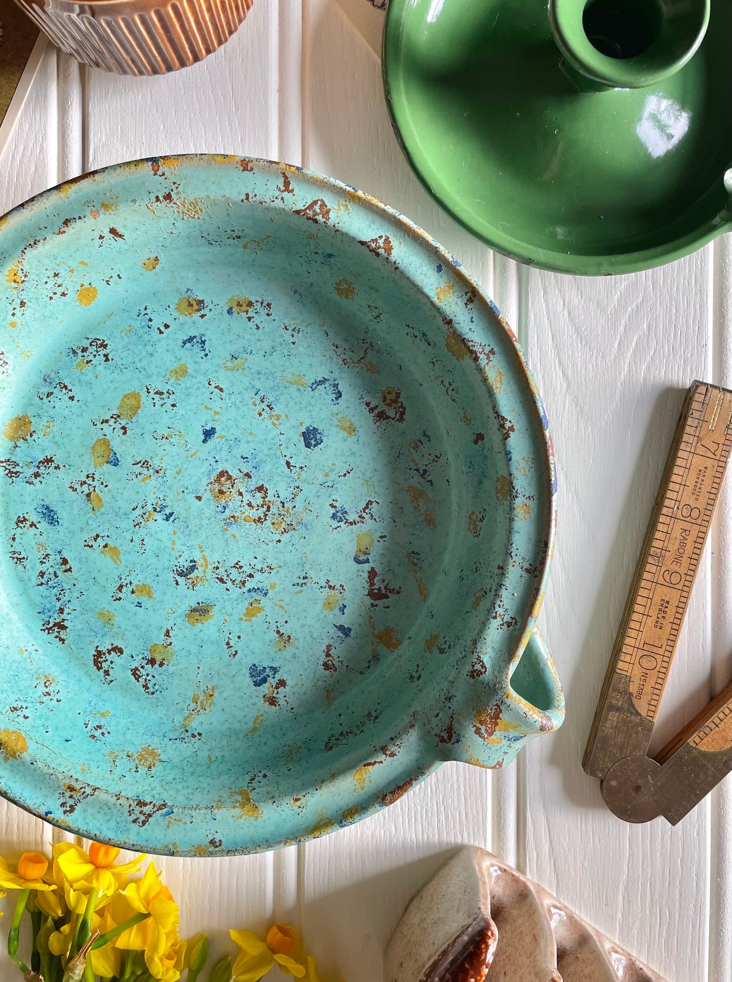 Robin’s Egg blue serving dish