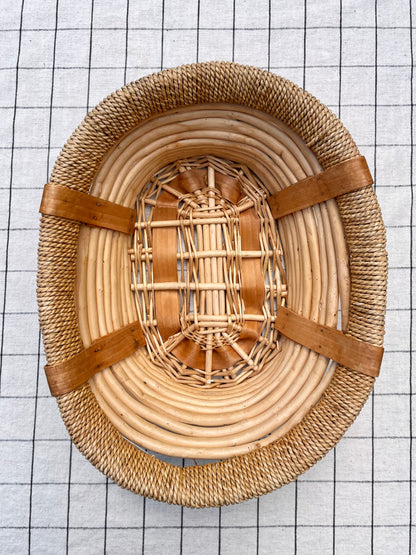 Large Handmade Bamboo Basket