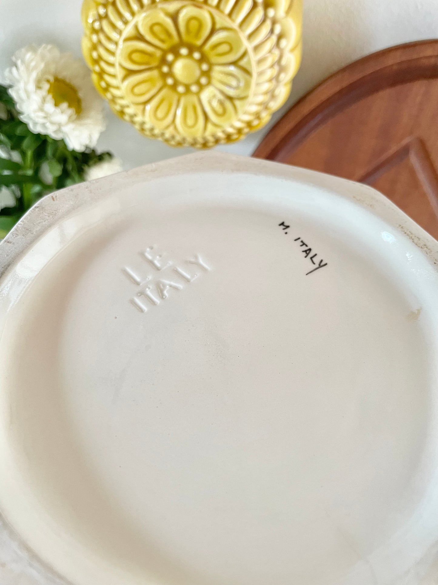 Large Hand-Painted Italian Vase