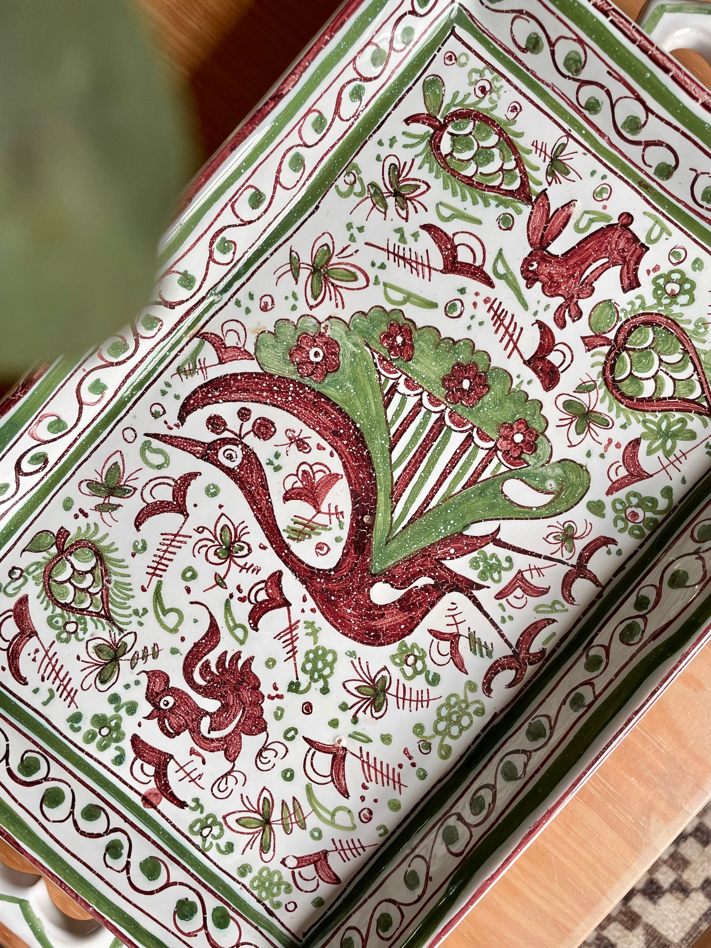 Portuguese Ceramic Tray