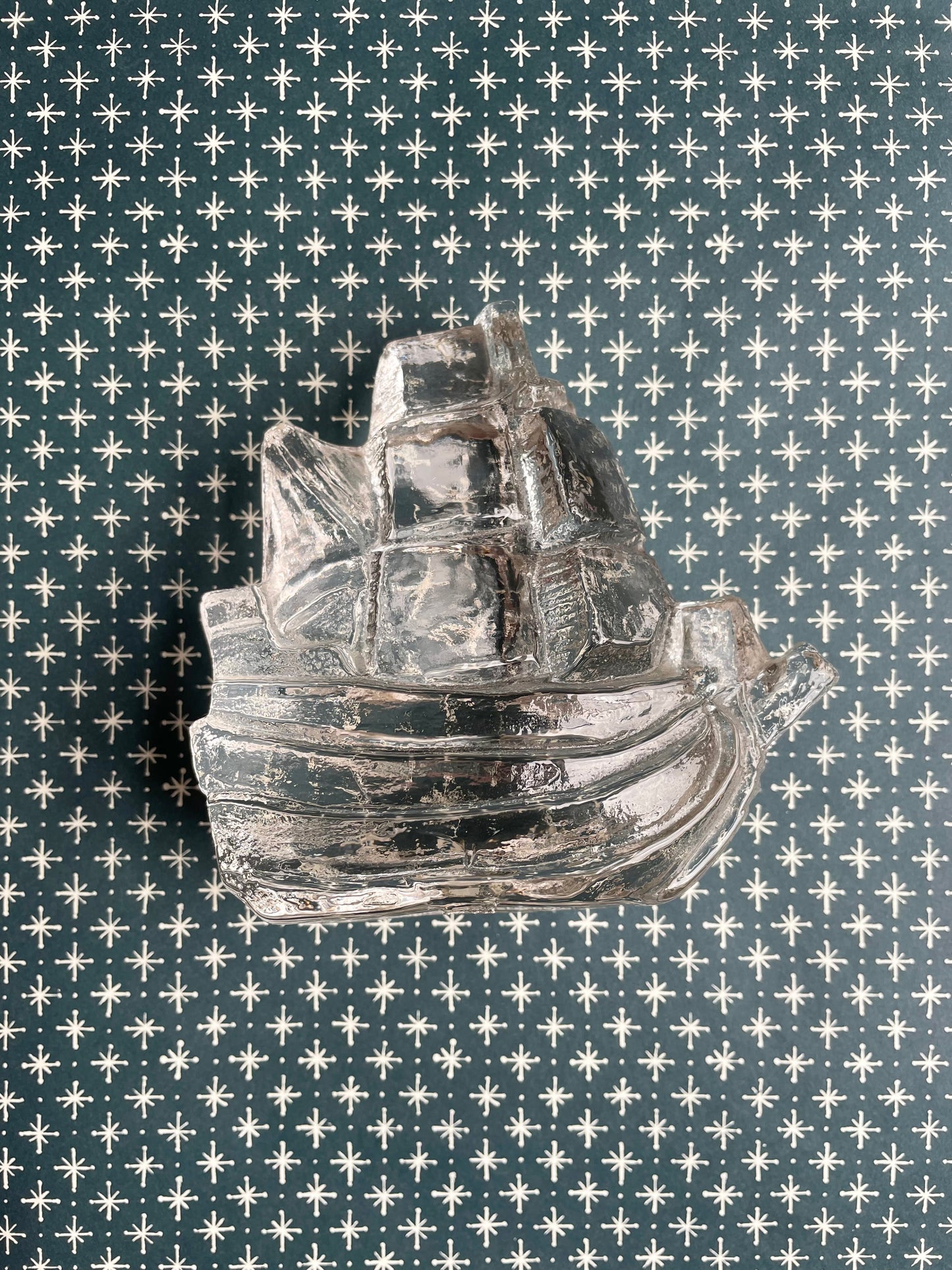 Swedish Glass Ship