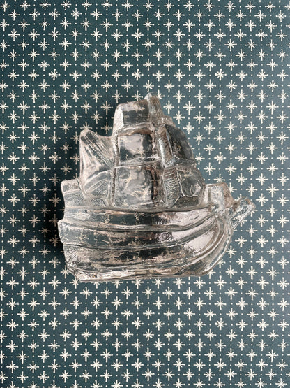 Swedish Glass Ship