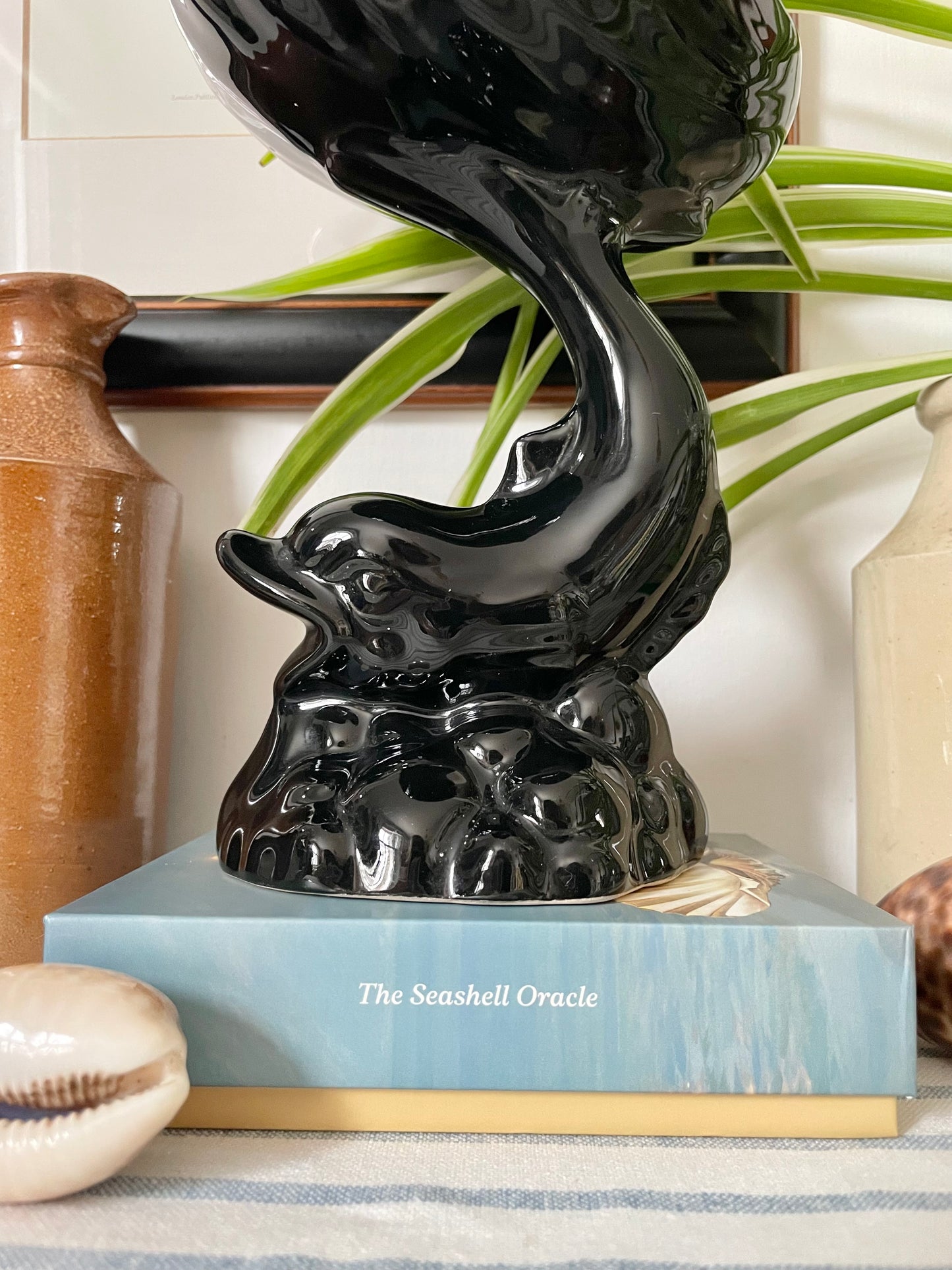 Dartmouth pottery fish & shell ornament