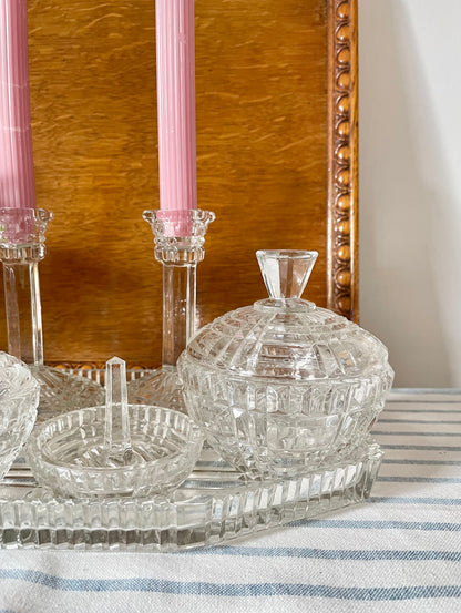 Art-deco Vanity Set of 7