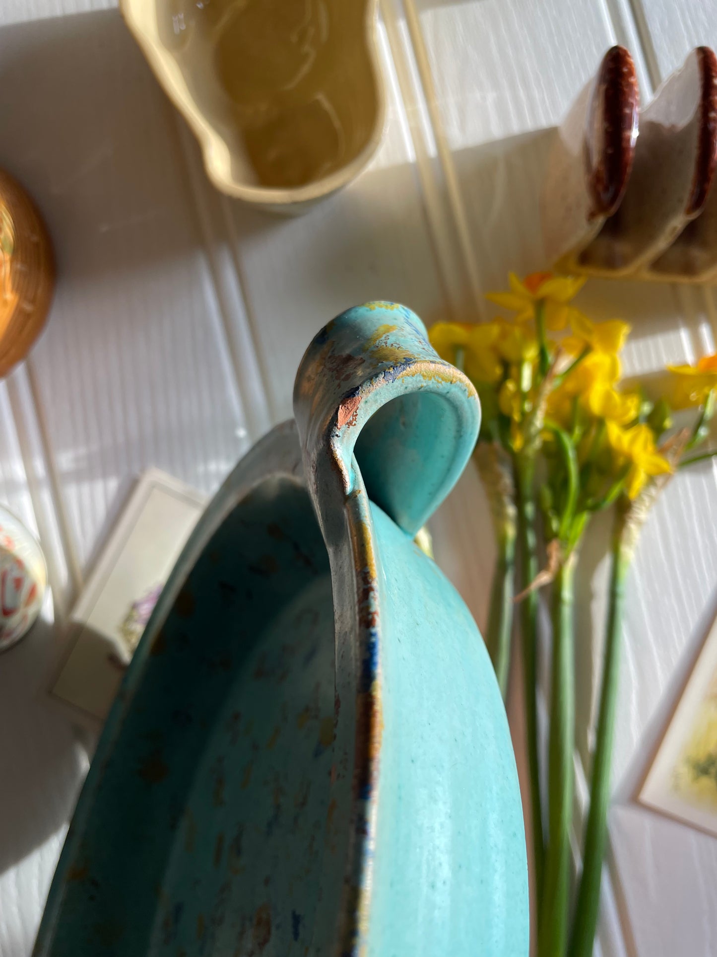 Robin’s Egg blue serving dish