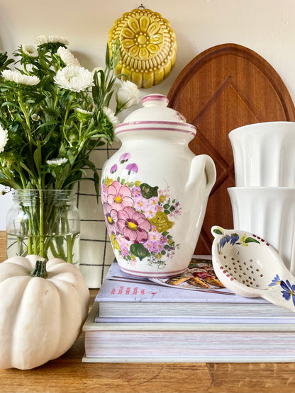 Floral Lidded Pot
