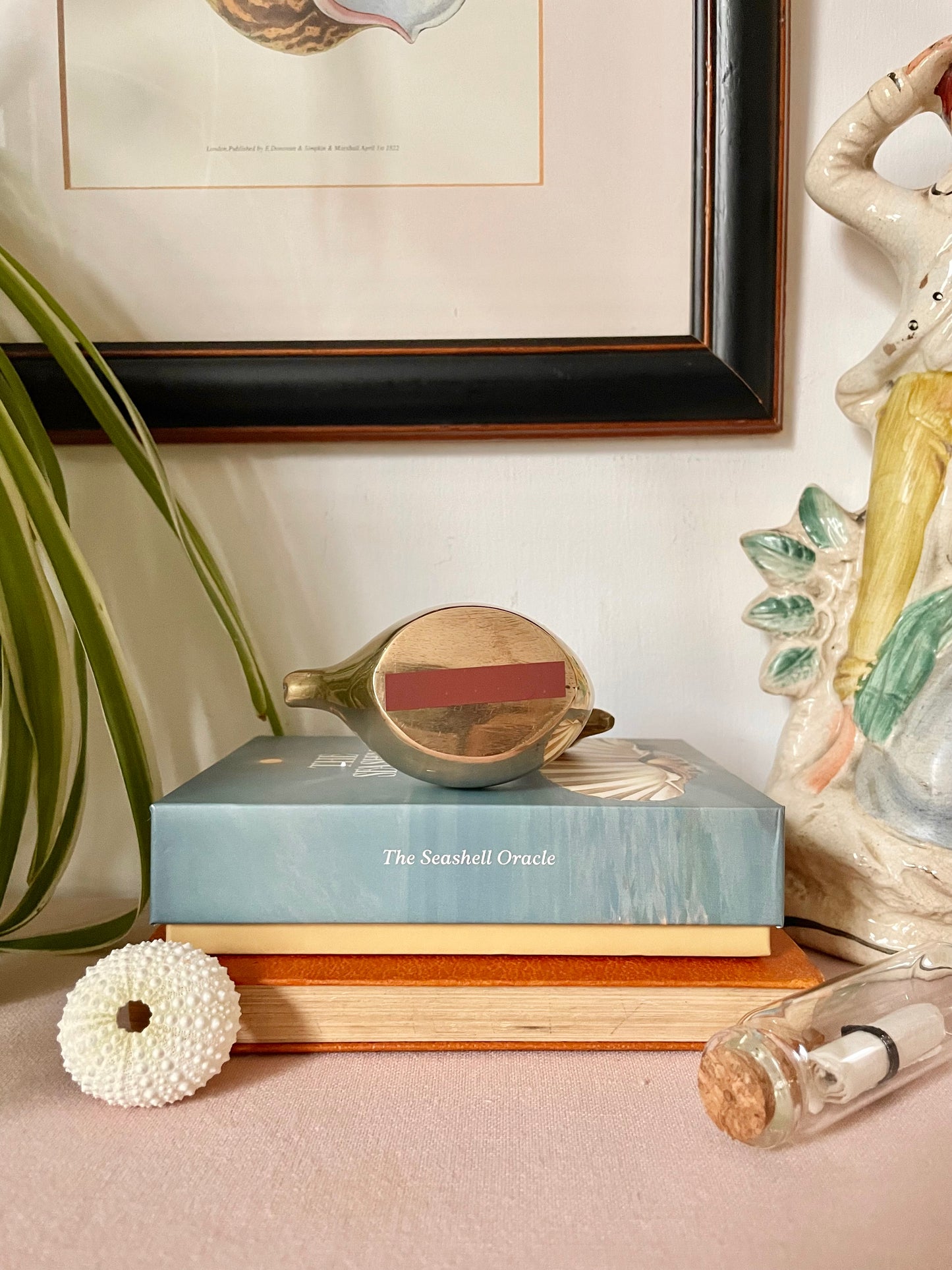 Brass Swan Match Holder