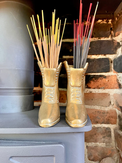 2 Brass Boots