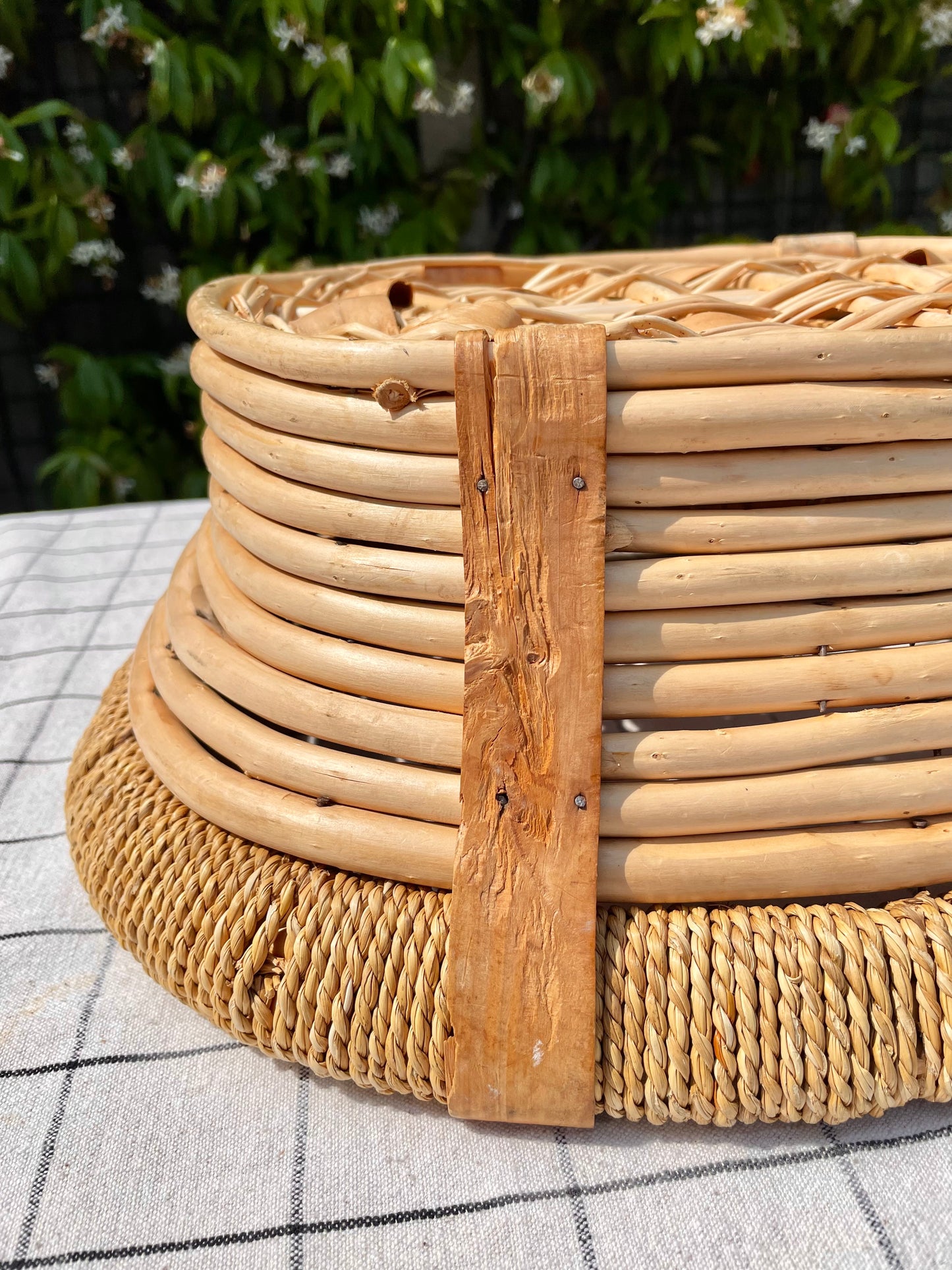 Large Handmade Bamboo Basket