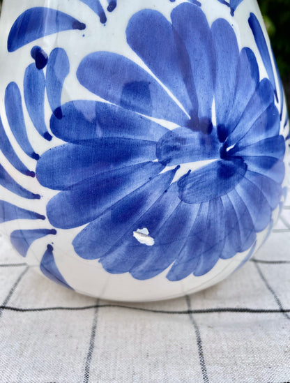 Blue & White Spanish Jug