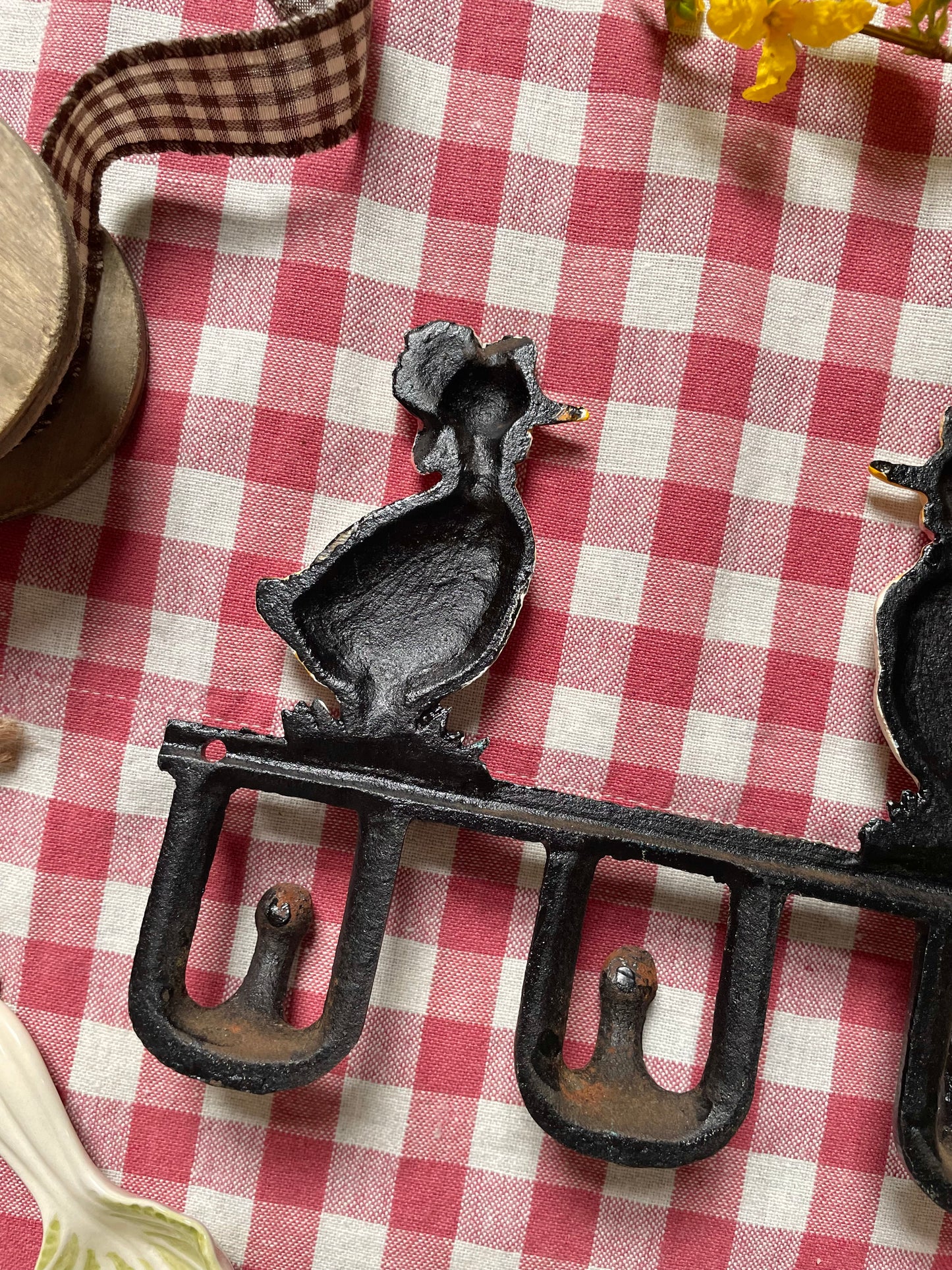 Cast Iron Goose/Duck Hook Rack