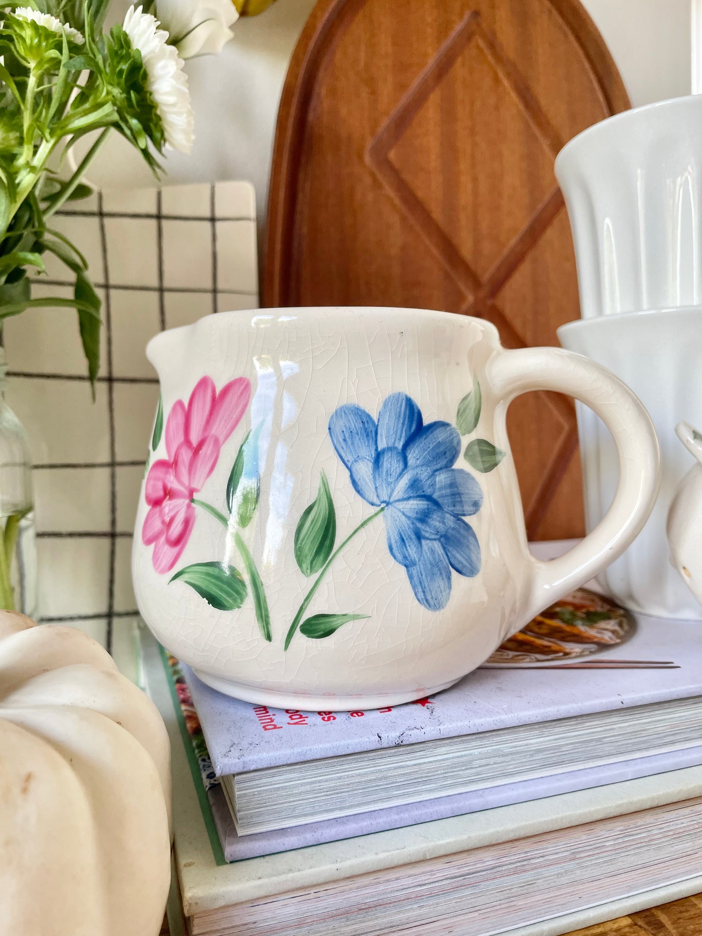 Small floral jug