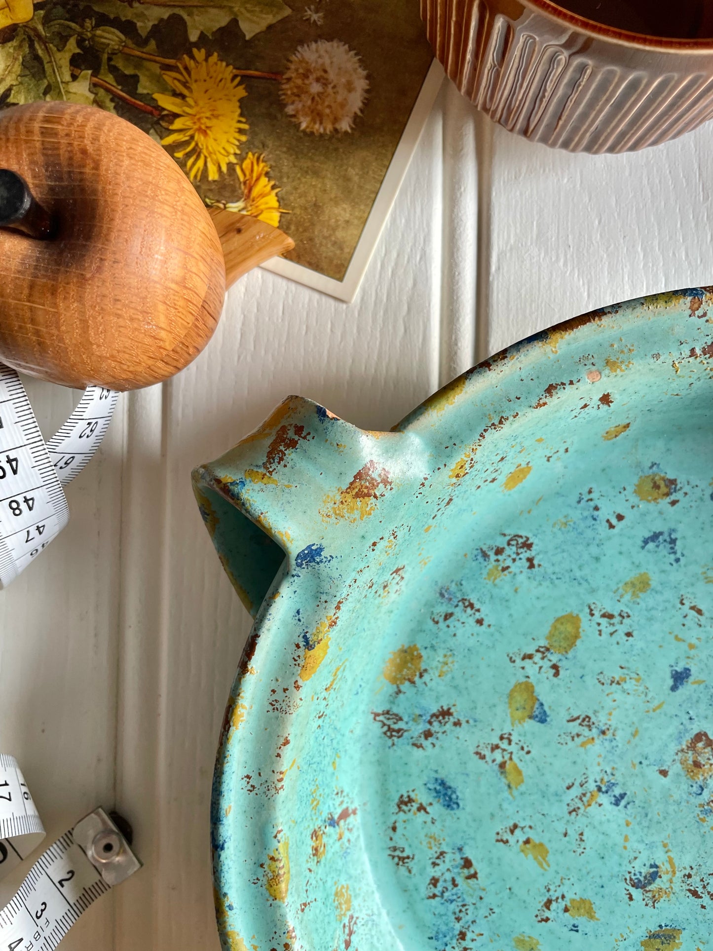 Robin’s Egg blue serving dish