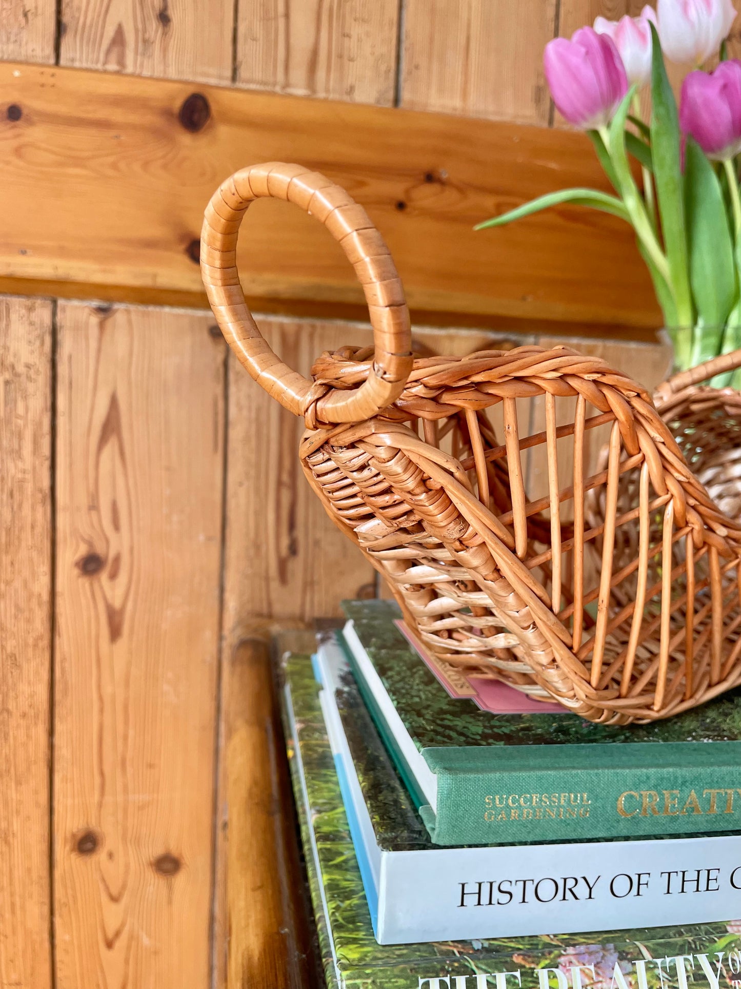 1970s Wicker Wine Bottle Carrier
