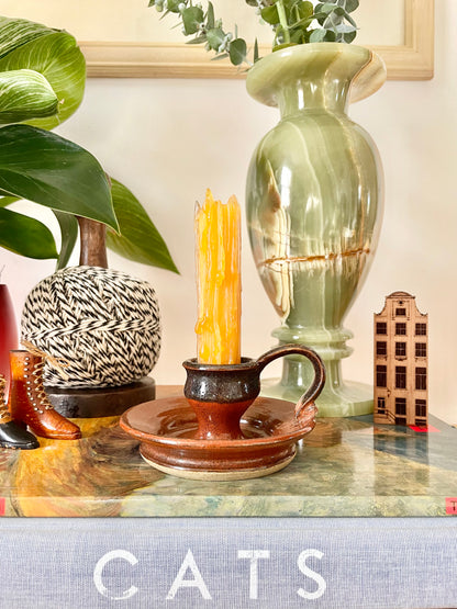 Pottery candle holder 🕯️