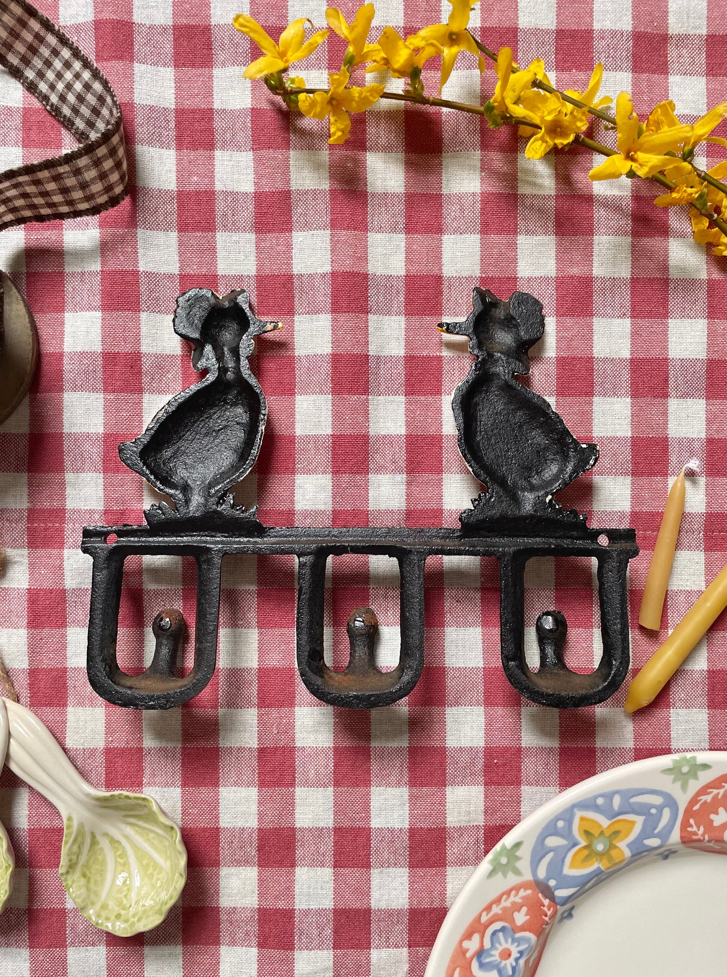 Cast Iron Goose/Duck Hook Rack