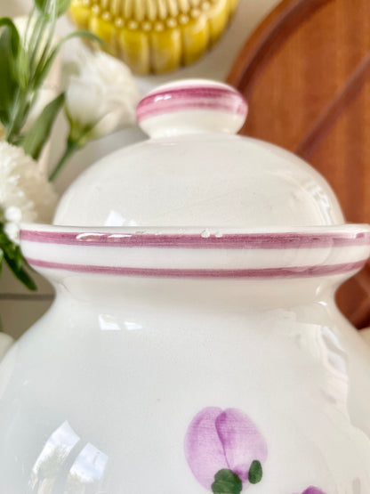 Floral Lidded Pot