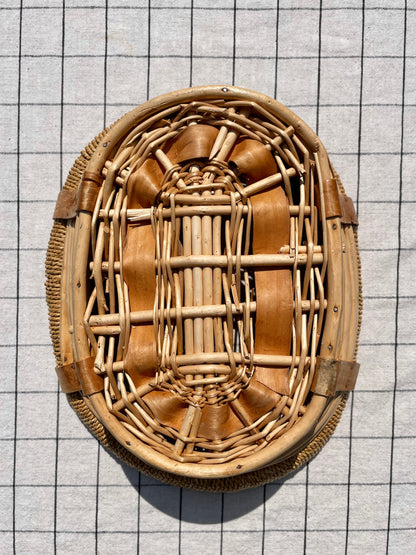 Large Handmade Bamboo Basket