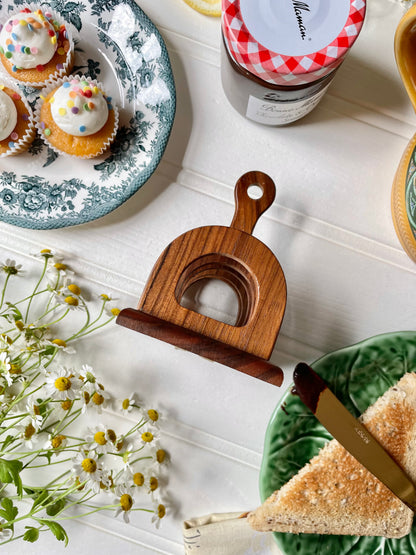 Midcentury Wooden Toast Rack