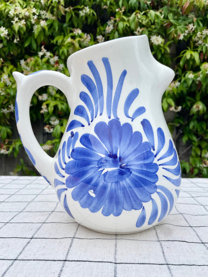 Blue & White Spanish Jug