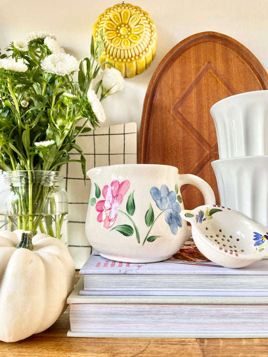 Small floral jug