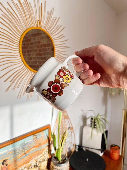 Myott “Festival” Pattern Ironstone Creamer Jug
