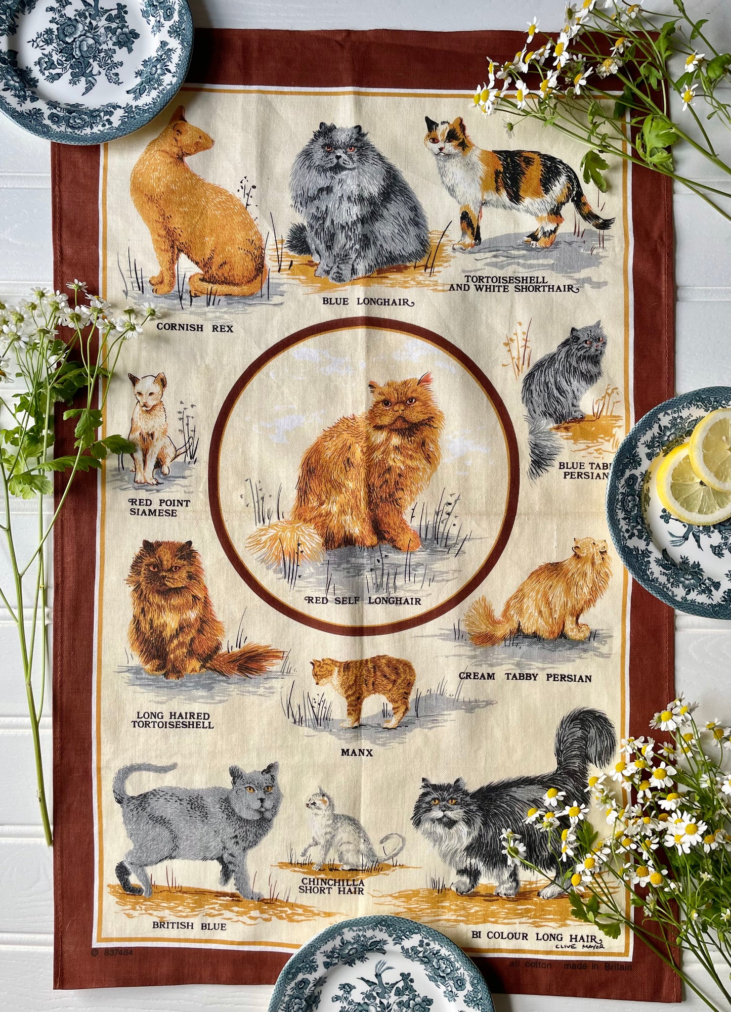 Cat Tea Towel