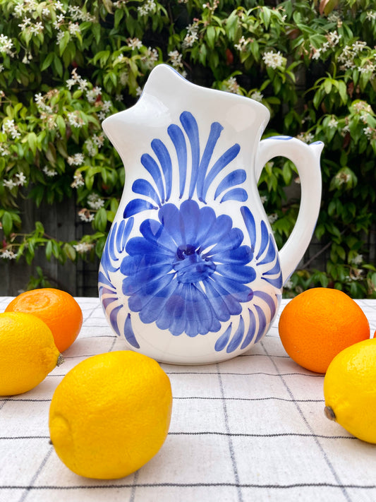 Blue & White Spanish Jug