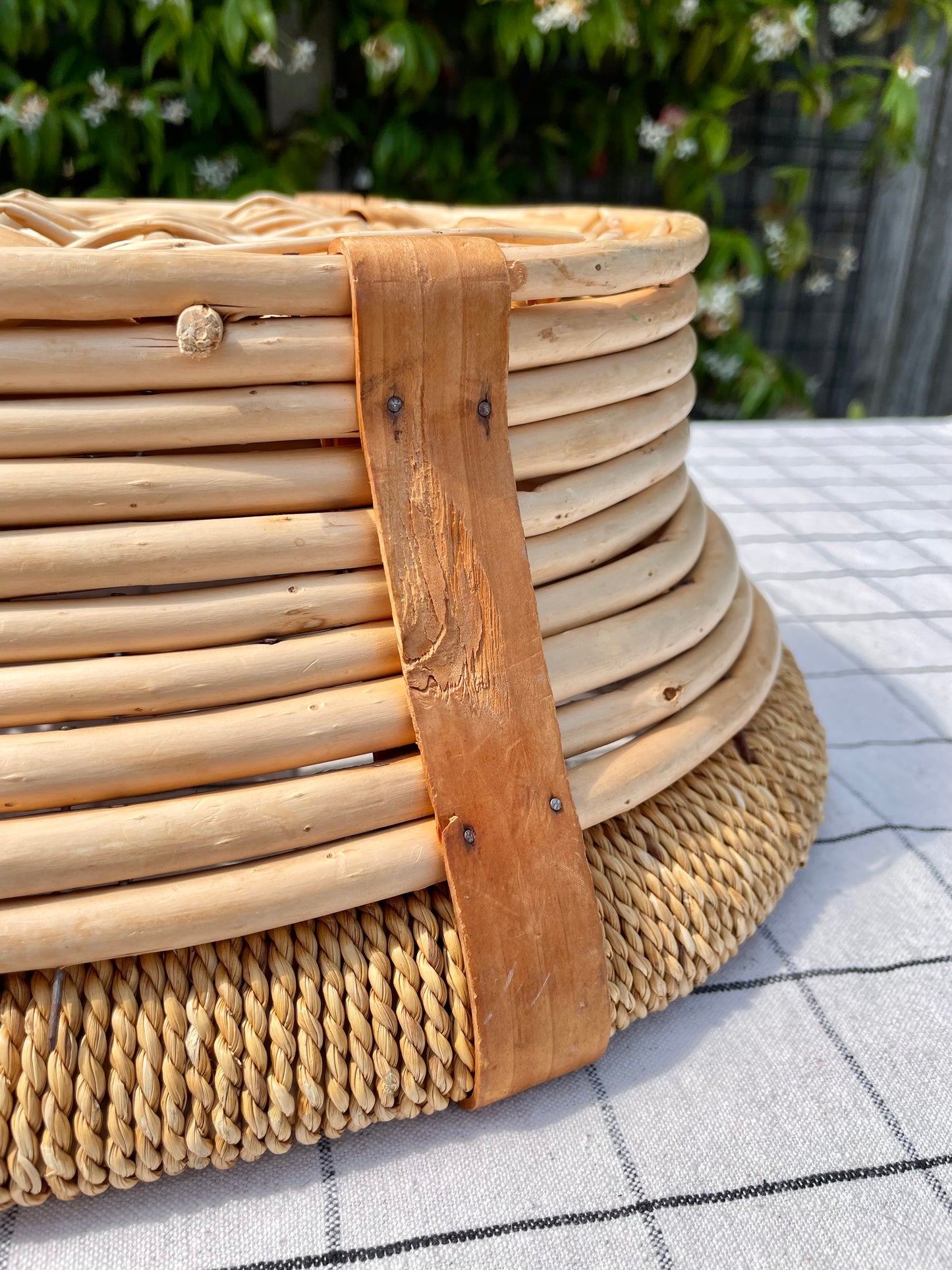 Large Handmade Bamboo Basket