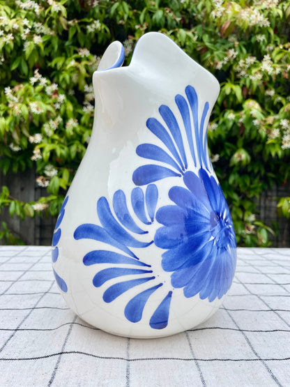 Blue & White Spanish Jug