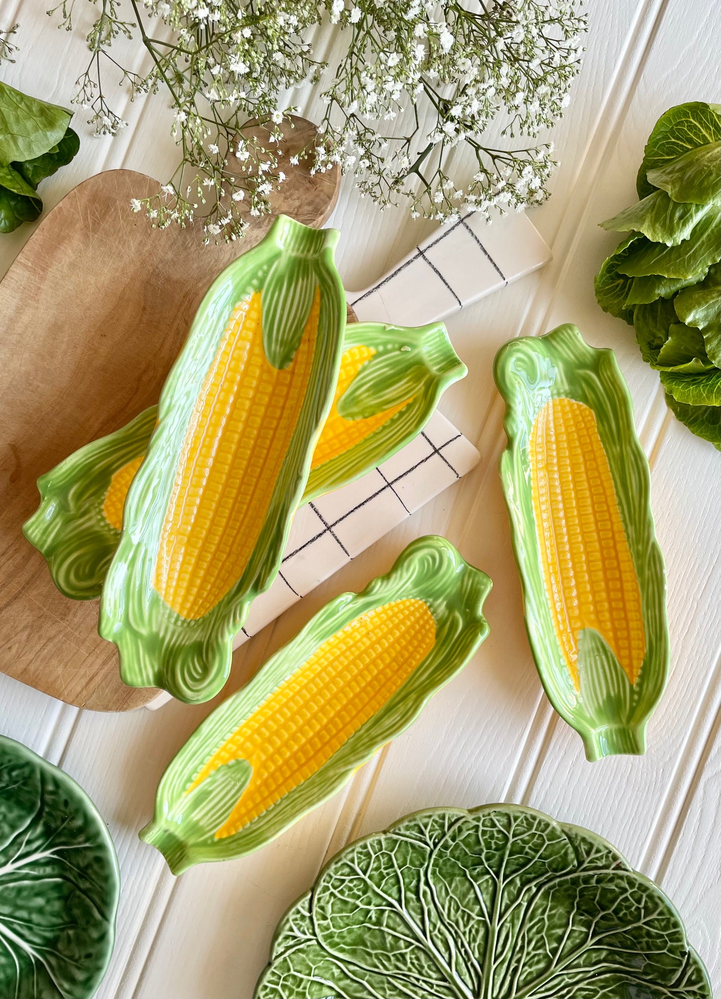 Set of 4 Corn dishes