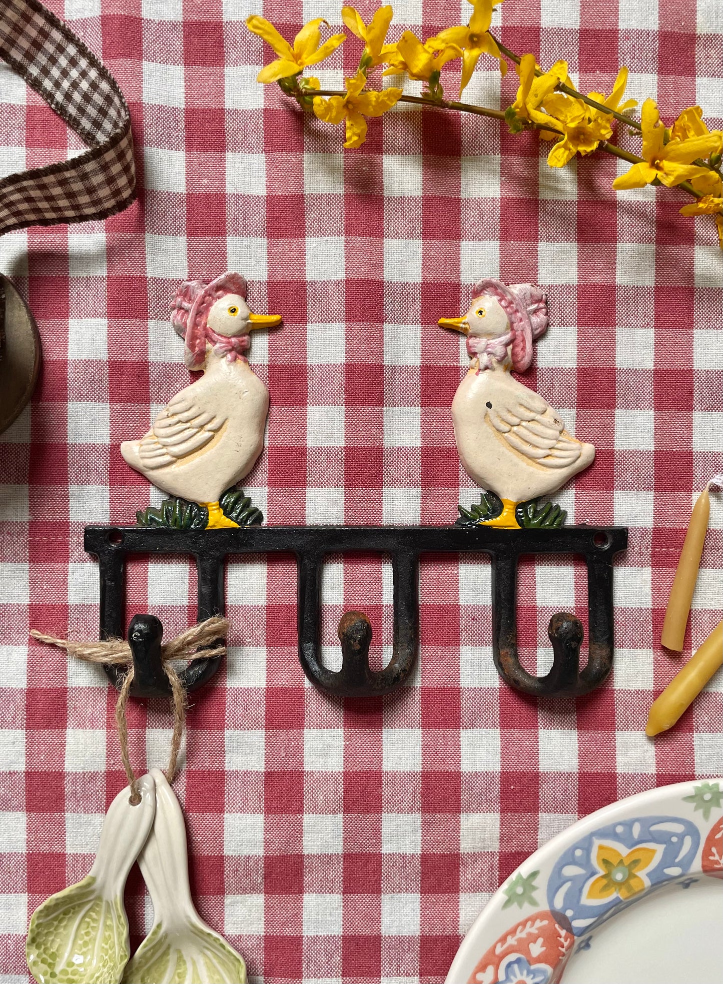 Cast Iron Goose/Duck Hook Rack