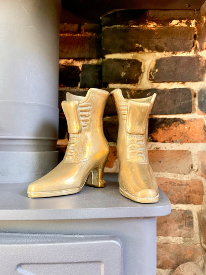 2 Brass Boots